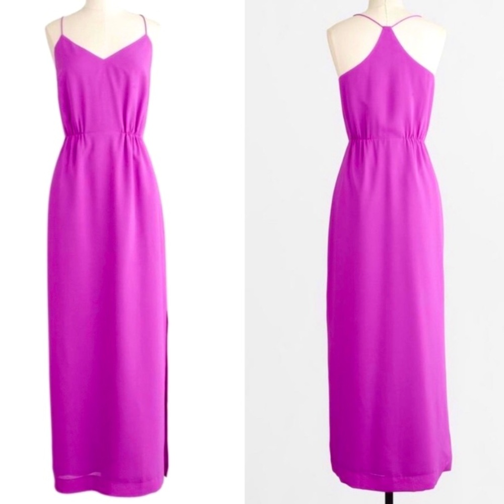 Fuchsia (Electric Purple) J. Crew Maxi Dress